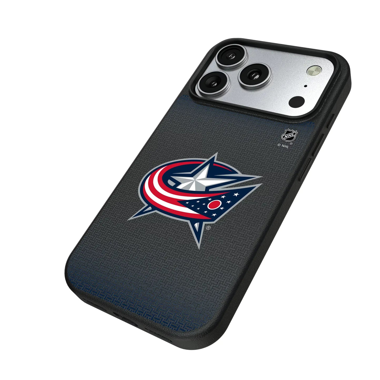 Columbus Blue Jackets Linen MagSafe Compatible Phone Case for Apple iPhone