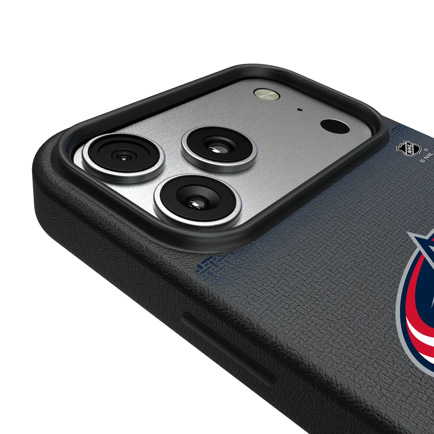 Columbus Blue Jackets Linen MagSafe Compatible Phone Case for Apple iPhone