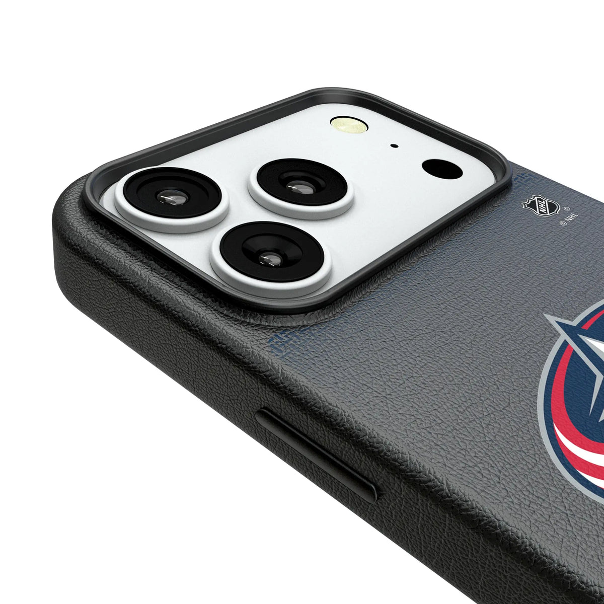 Columbus Blue Jackets Linen MagSafe Compatible Phone Case for Apple iPhone