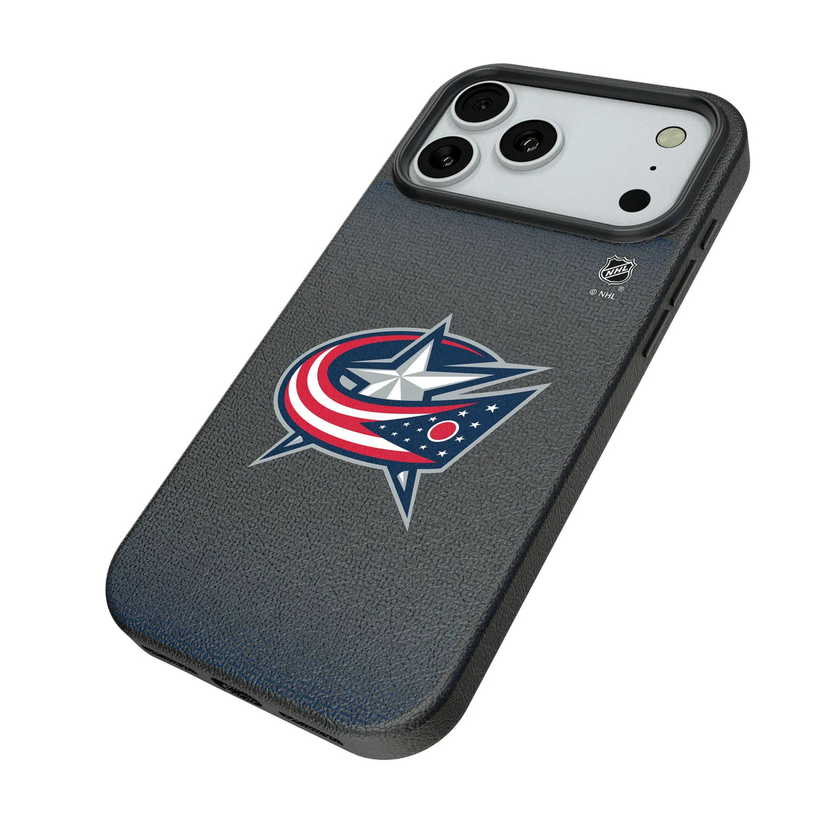 Columbus Blue Jackets Linen MagSafe Compatible Phone Case for Apple iPhone
