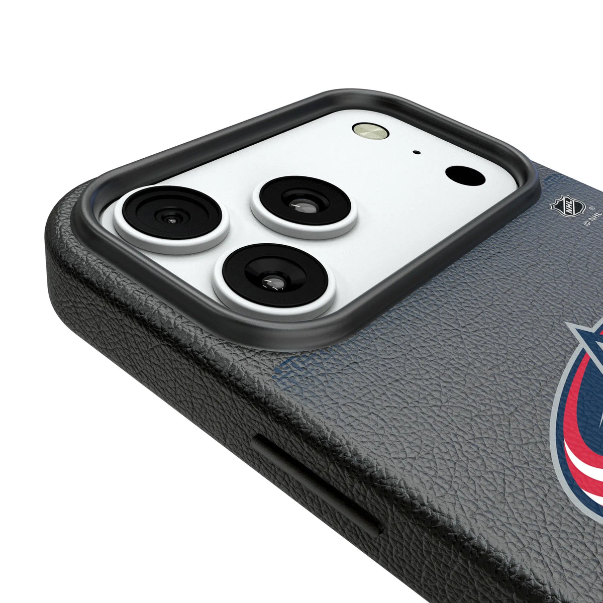 Columbus Blue Jackets Linen MagSafe Compatible Phone Case for Apple iPhone