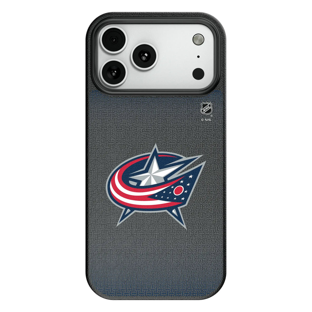 Columbus Blue Jackets Linen MagSafe Compatible Phone Case for Apple iPhone
