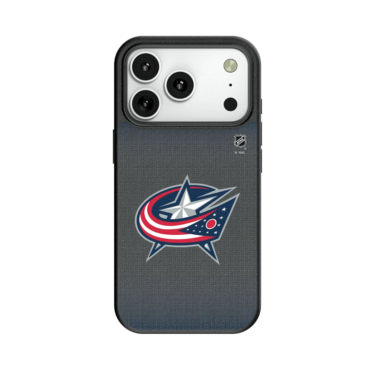 Columbus Blue Jackets Linen MagSafe Compatible Phone Case for Apple iPhone