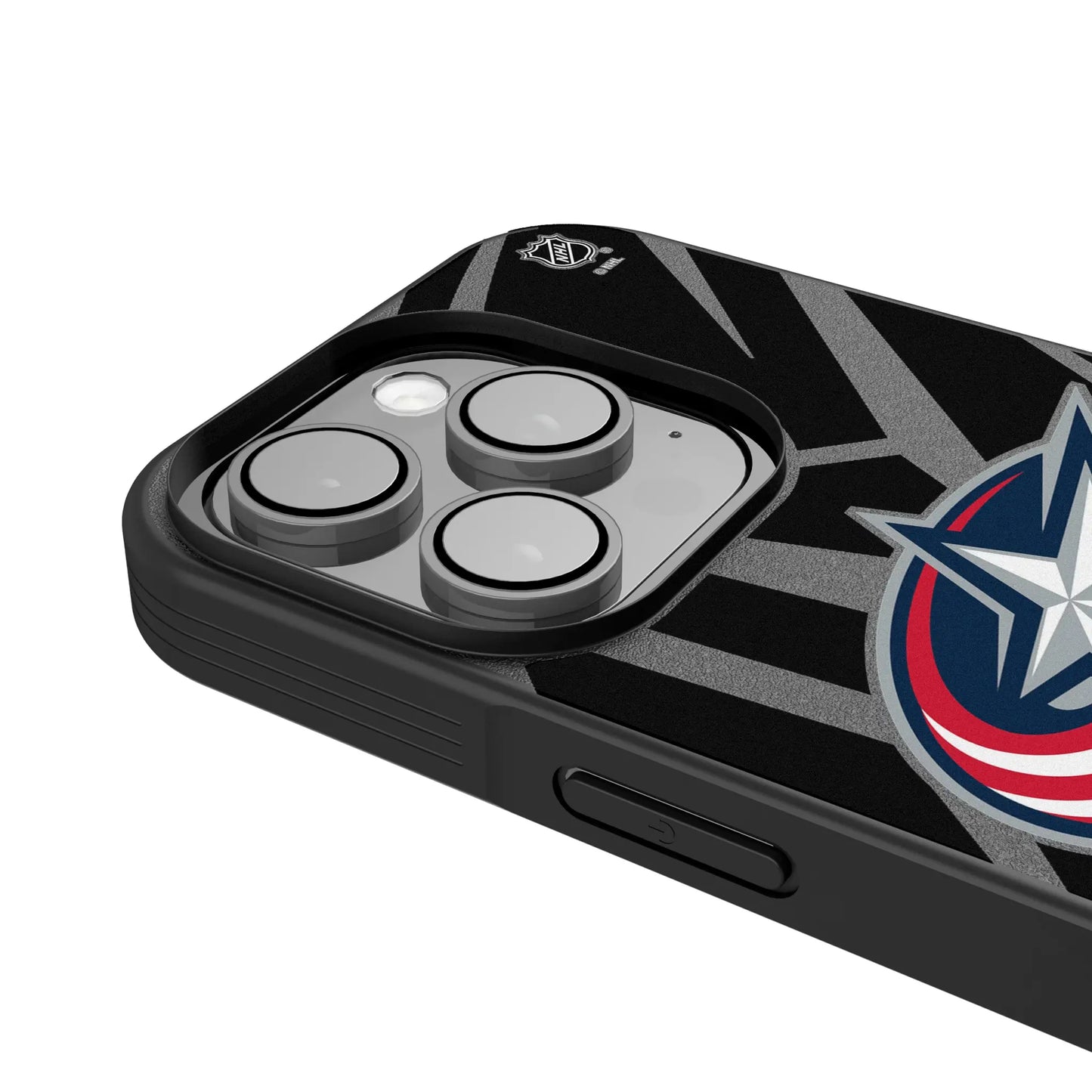 Columbus Blue Jackets Monocolor Tilt Bump Phone Case for Apple iPhone