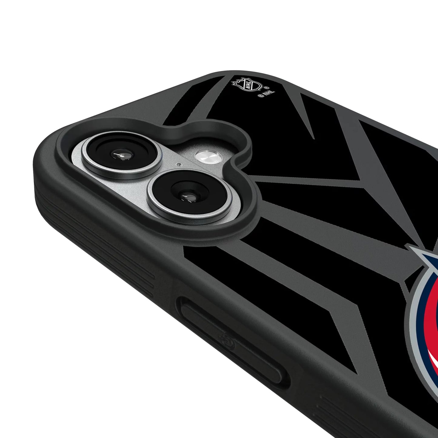 Columbus Blue Jackets Monocolor Tilt Bump Phone Case for Apple iPhone