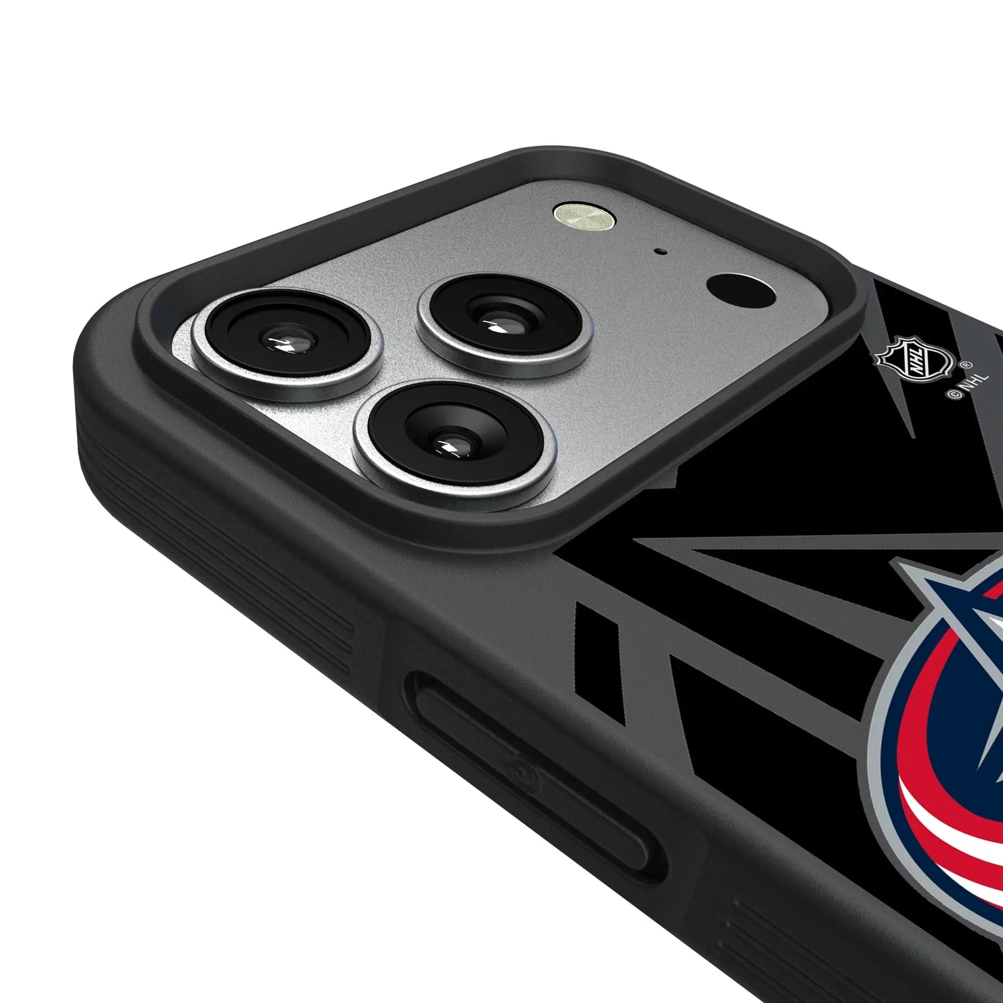 Columbus Blue Jackets Monocolor Tilt Bump Phone Case for Apple iPhone