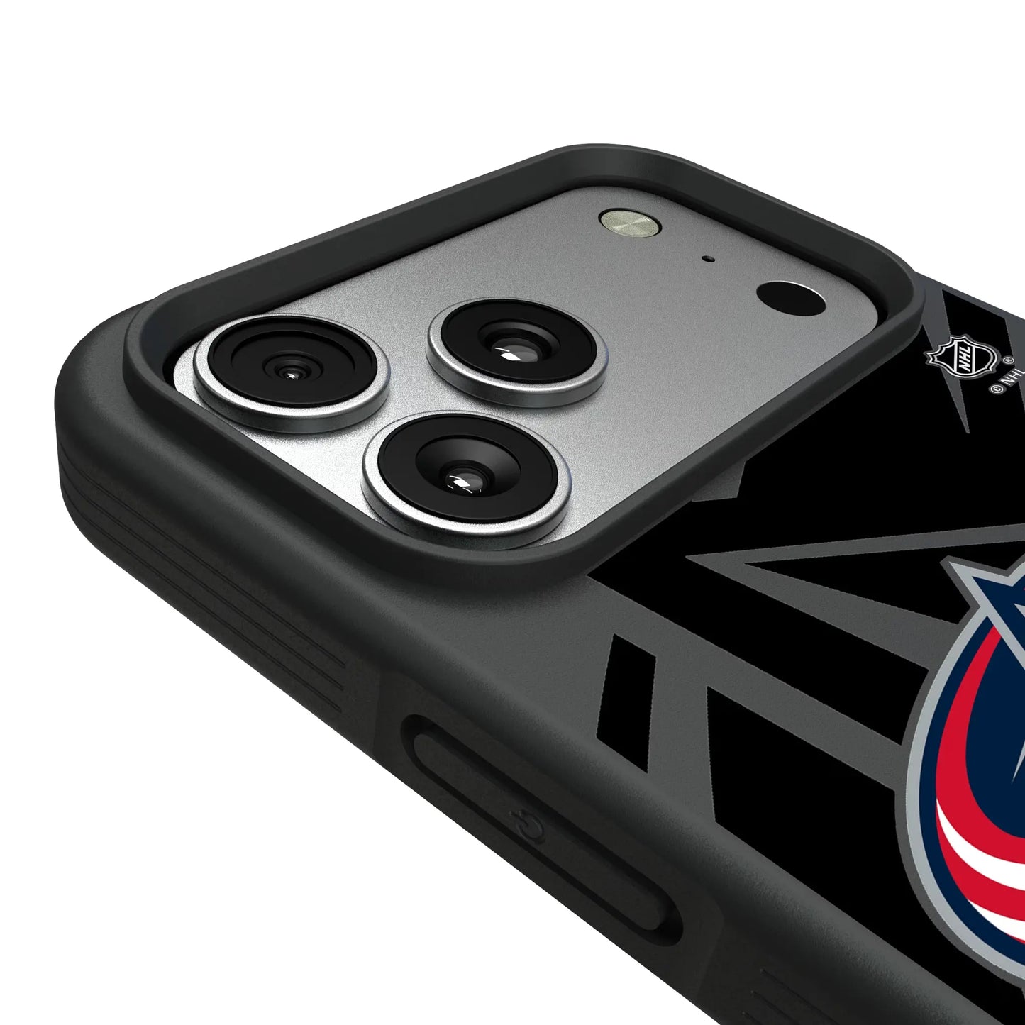 Columbus Blue Jackets Monocolor Tilt Bump Phone Case for Apple iPhone