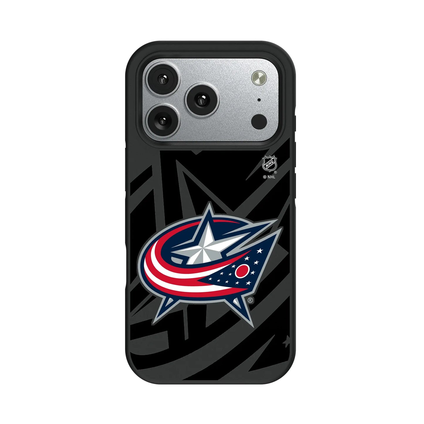 Columbus Blue Jackets Monocolor Tilt Bump Phone Case for Apple iPhone