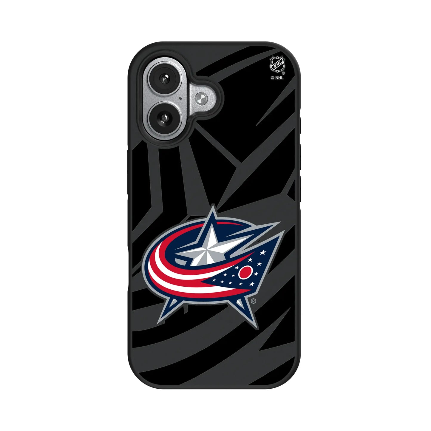 Columbus Blue Jackets Monocolor Tilt Bump Phone Case for Apple iPhone