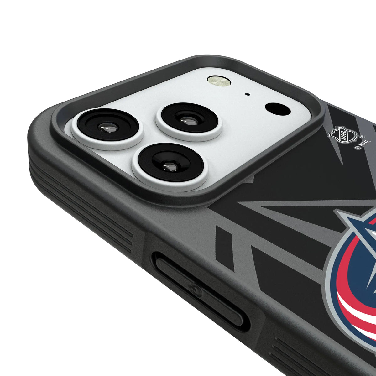 Columbus Blue Jackets Monocolor Tilt Bump Phone Case for Apple iPhone