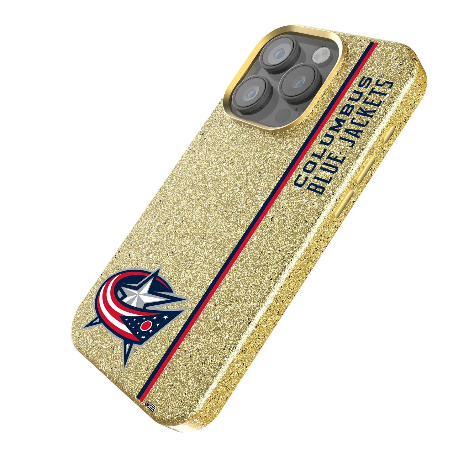 Columbus Blue Jackets Sidebar Bling Phone Case for Apple iPhone