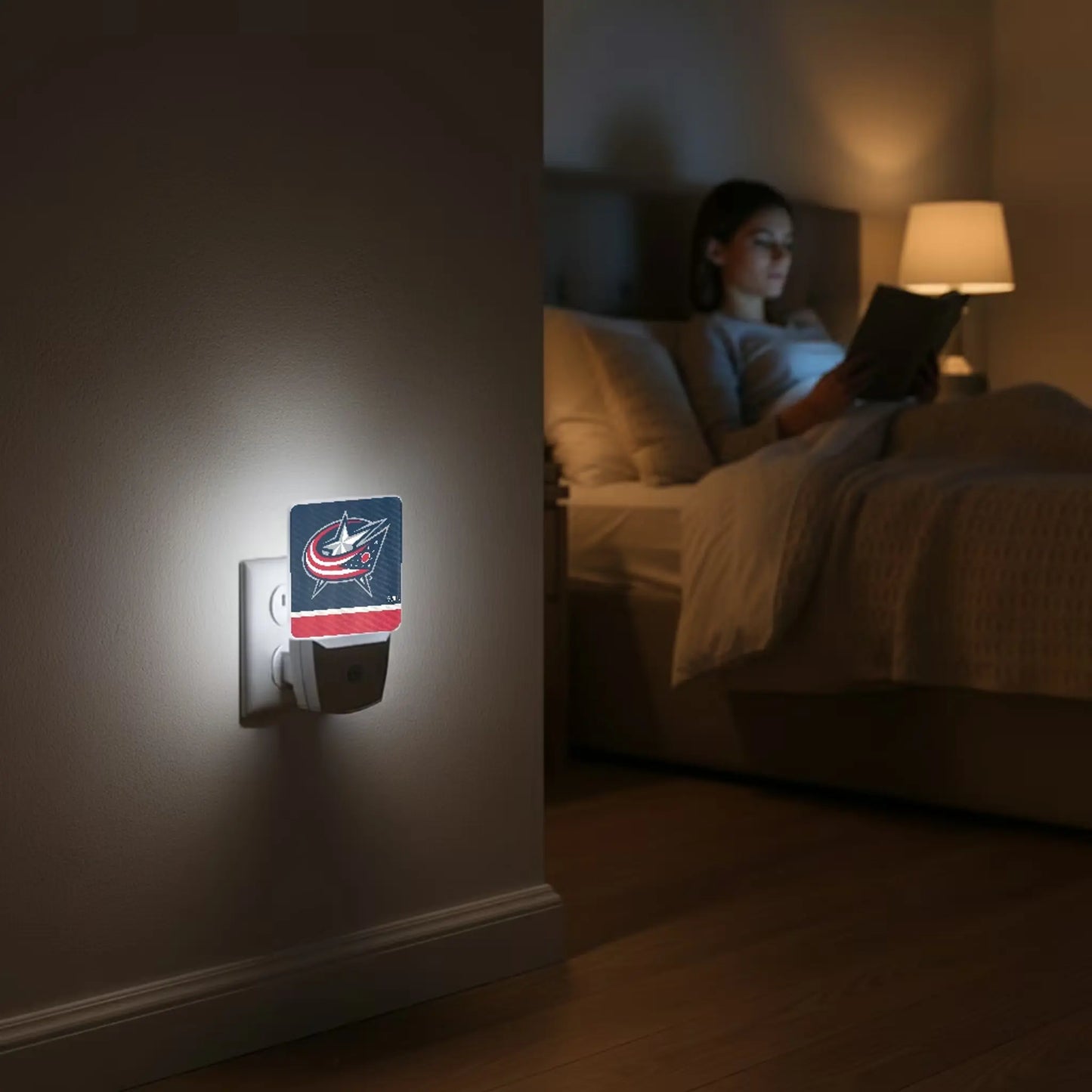 Columbus Blue Jackets Stripe Night Light 2-Pack