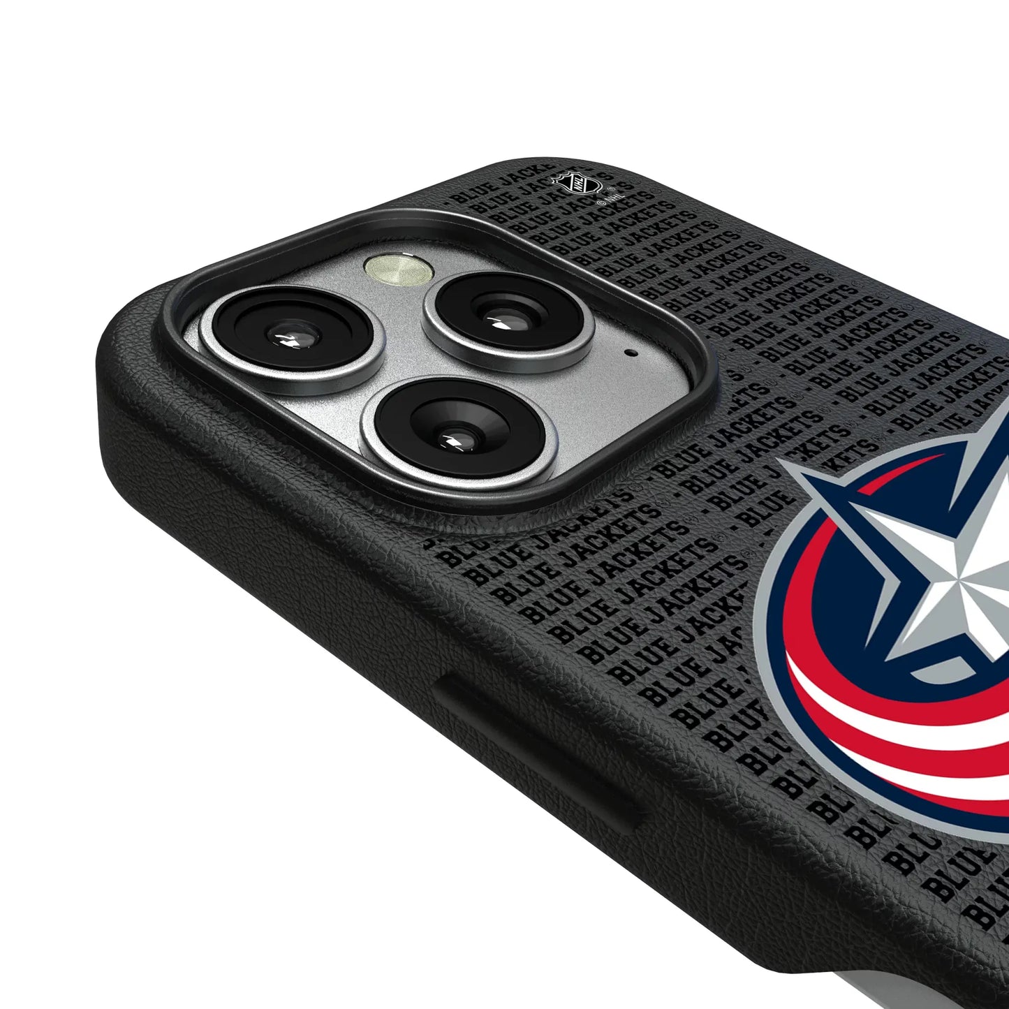 Columbus Blue Jackets Text Backdrop MagSafe Compatible Phone Case for Apple iPhone