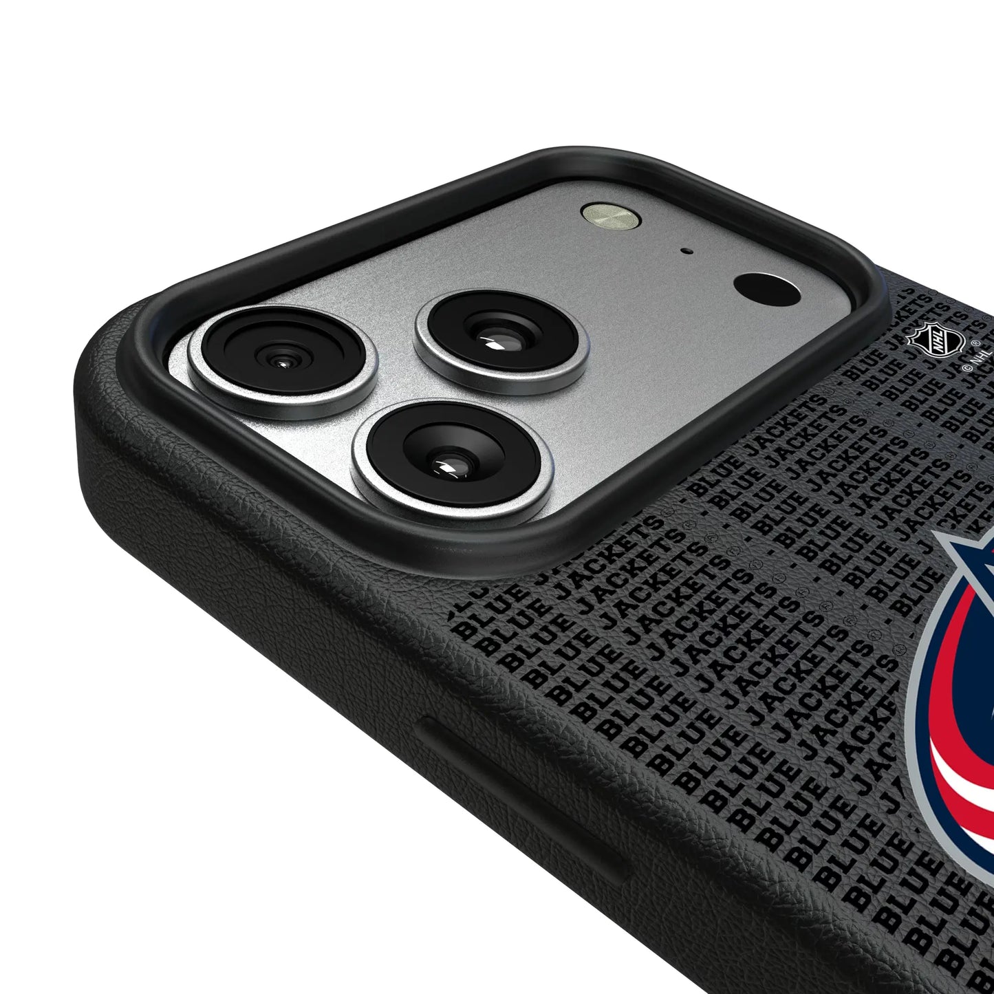 Columbus Blue Jackets Text Backdrop MagSafe Compatible Phone Case for Apple iPhone