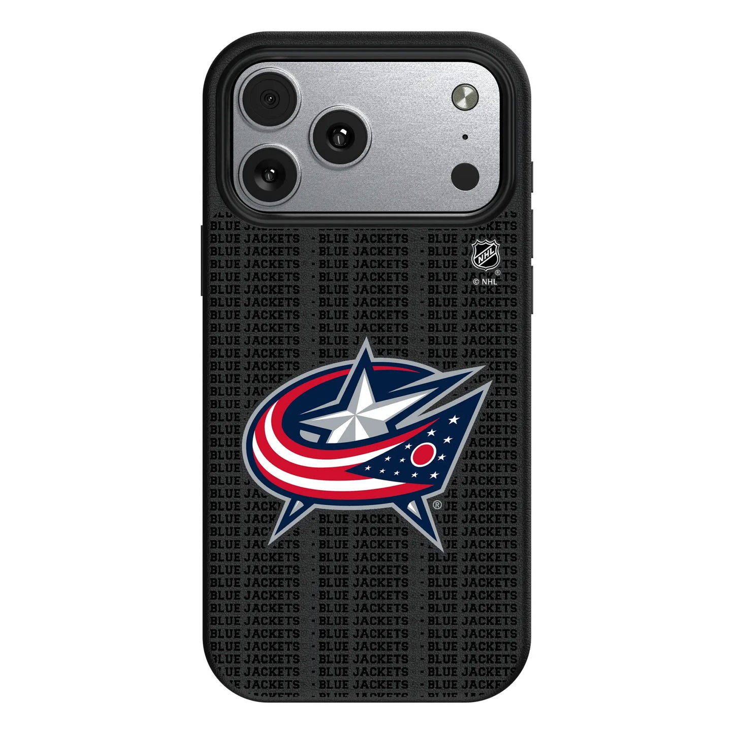 Columbus Blue Jackets Text Backdrop MagSafe Compatible Phone Case for Apple iPhone