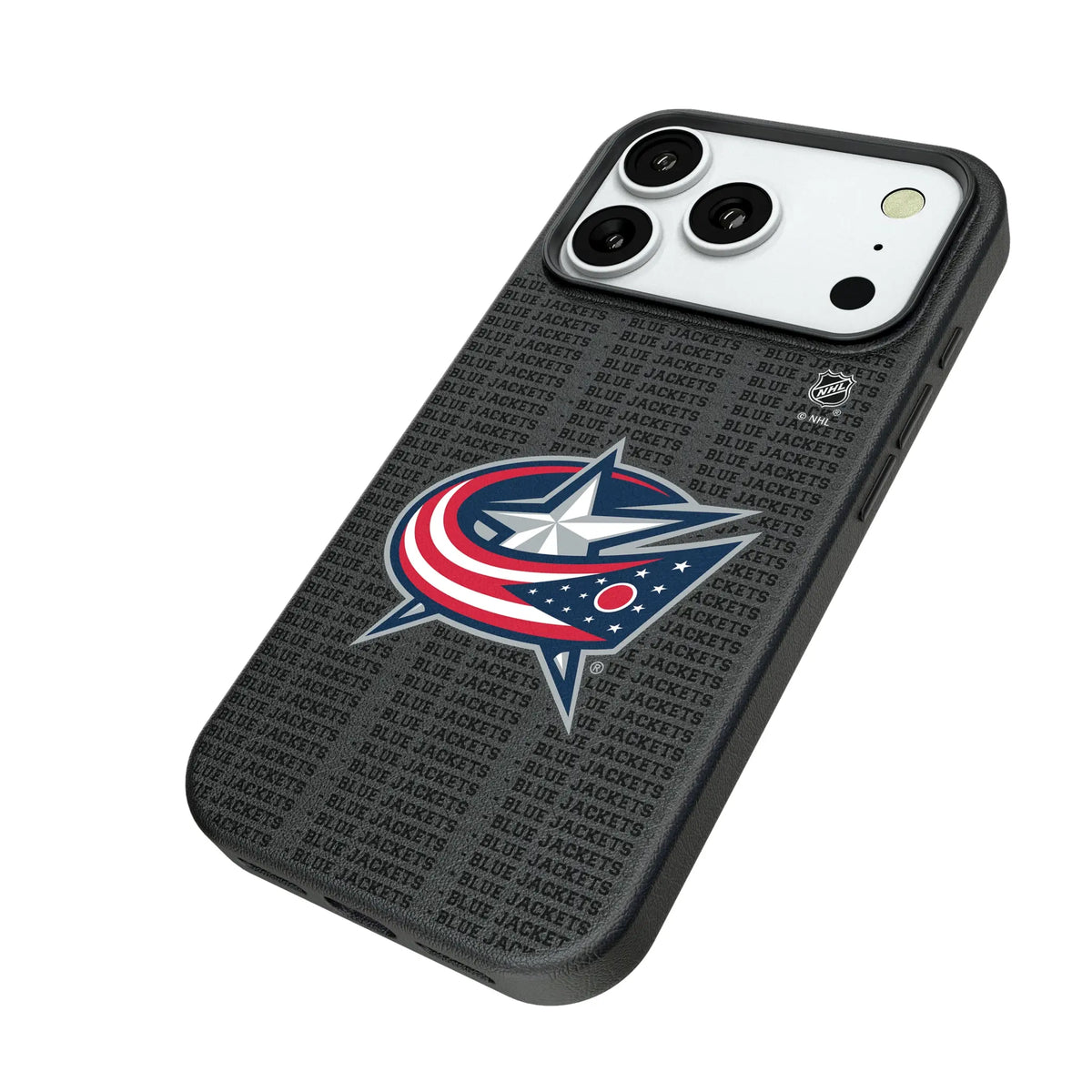 Columbus Blue Jackets Text Backdrop MagSafe Compatible Phone Case for Apple iPhone