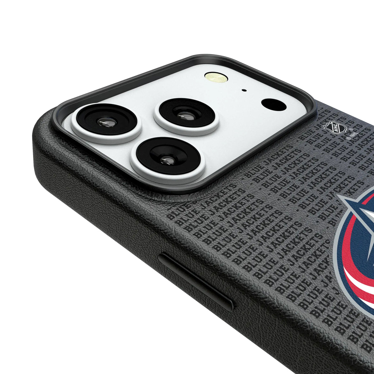 Columbus Blue Jackets Text Backdrop MagSafe Compatible Phone Case for Apple iPhone