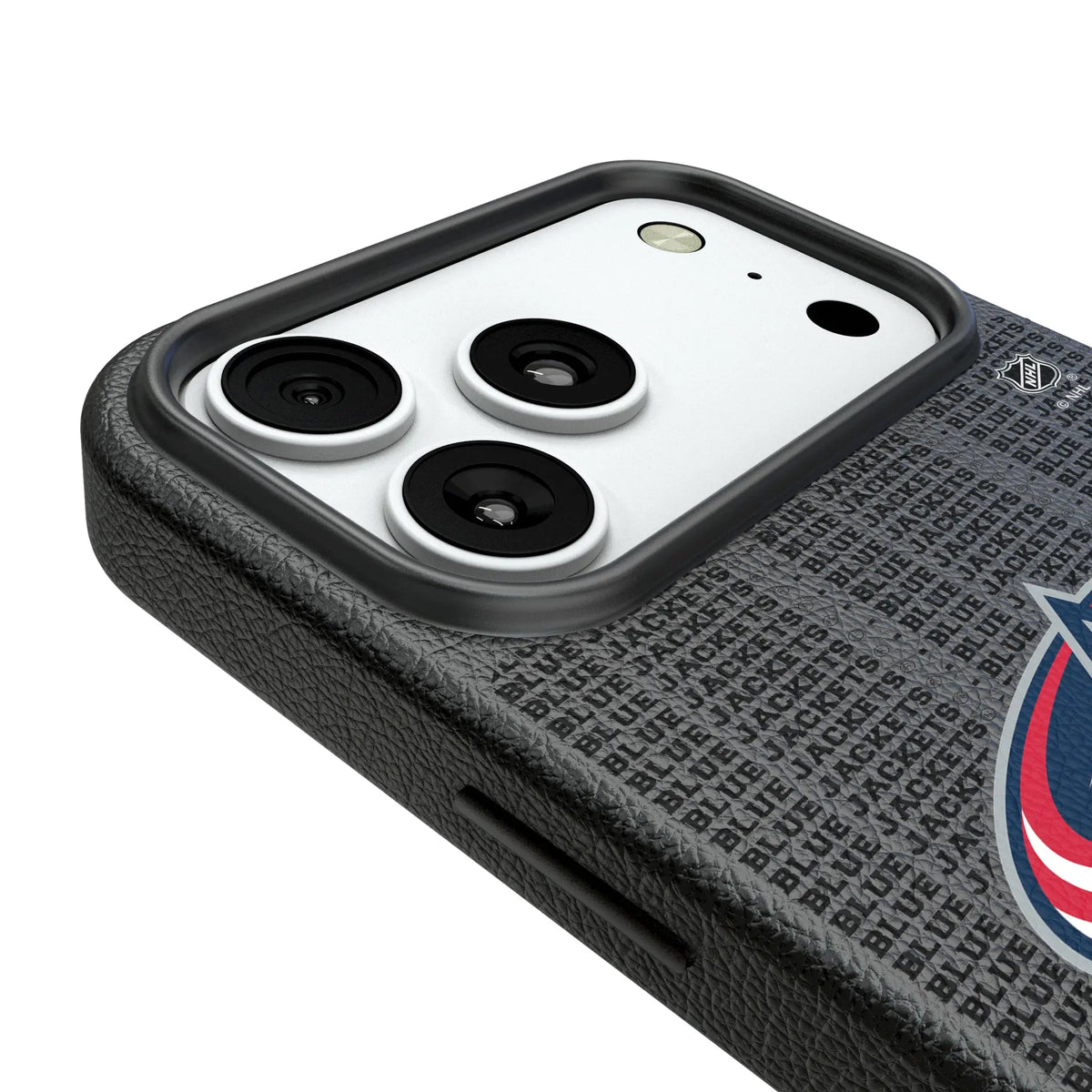 Columbus Blue Jackets Text Backdrop MagSafe Compatible Phone Case for Apple iPhone