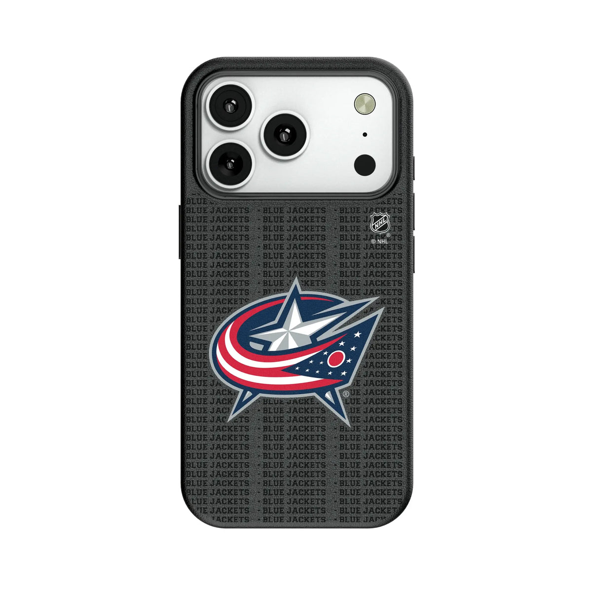 Columbus Blue Jackets Text Backdrop MagSafe Compatible Phone Case for Apple iPhone