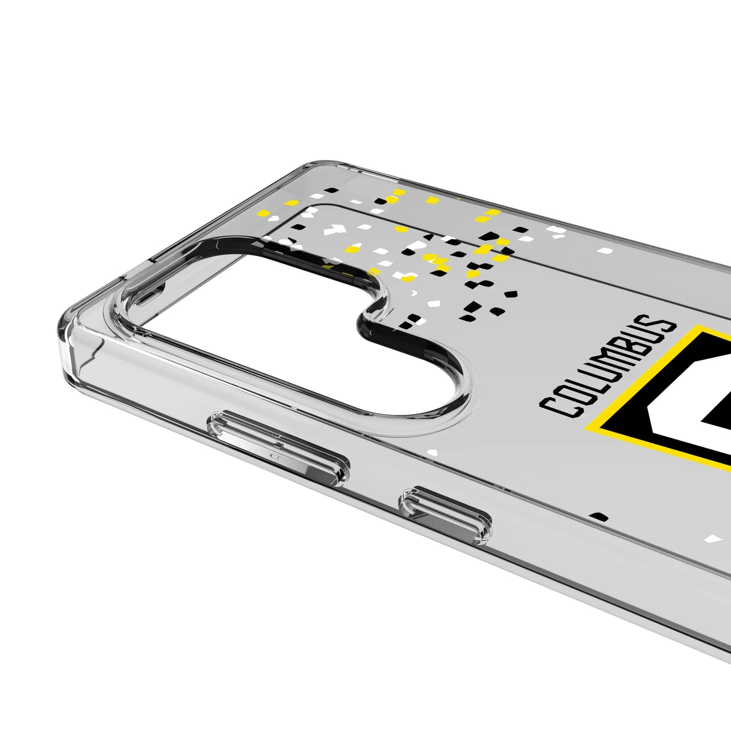 Columbus Crew Confetti Clear Phone Case for Samsung Galaxy