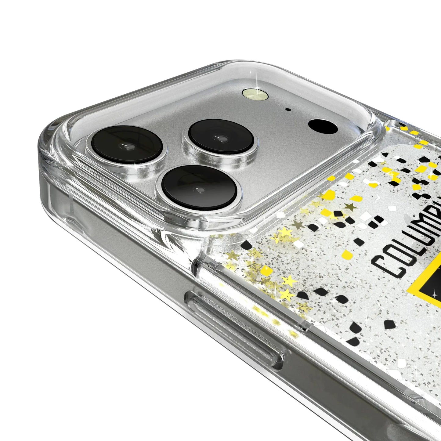 Columbus Crew Confetti Glitter Phone Case for Apple iPhone