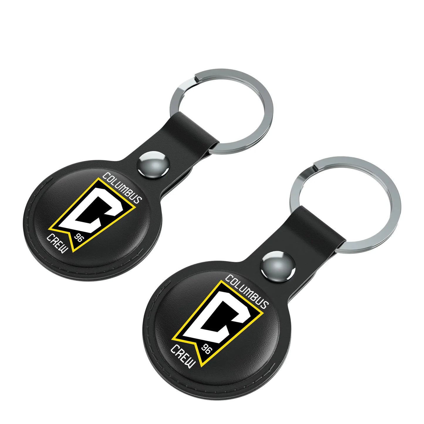 Columbus Crew Insignia Black Airtag Holder 2-Pack