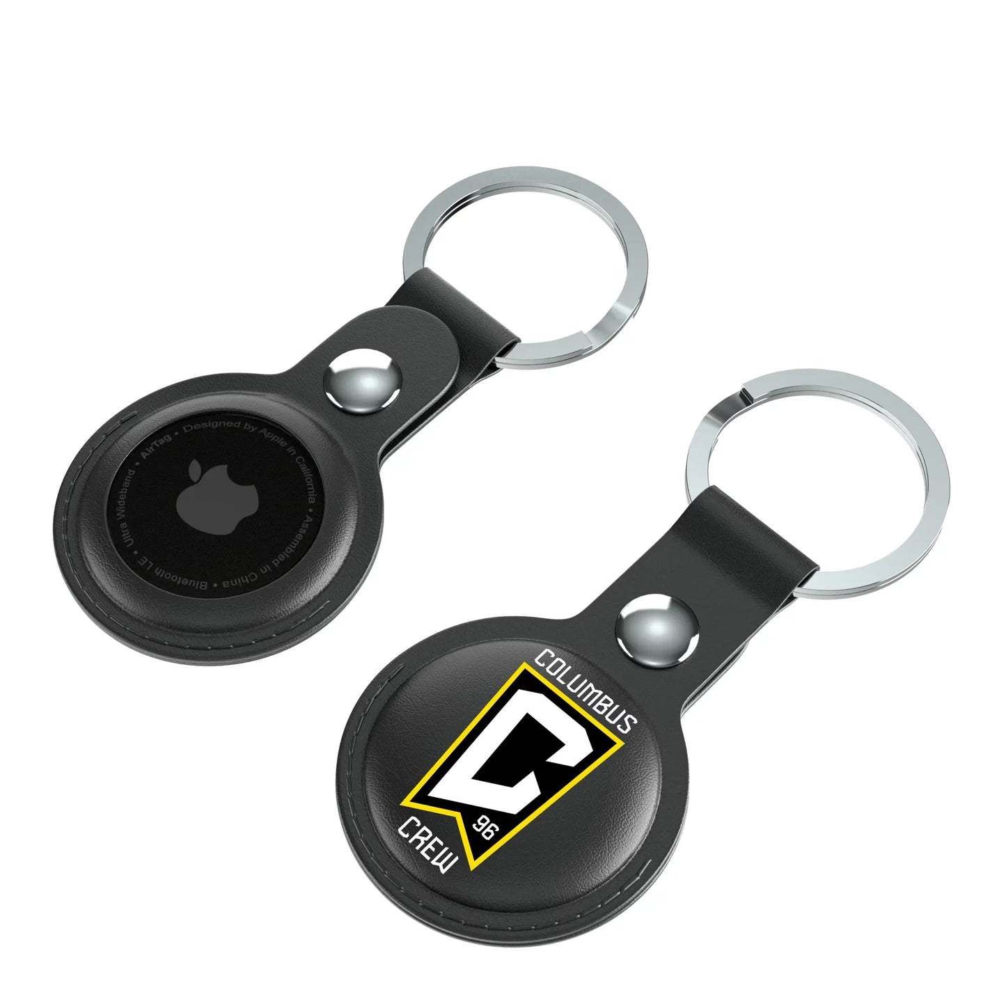 Columbus Crew Insignia Black Airtag Holder 2-Pack