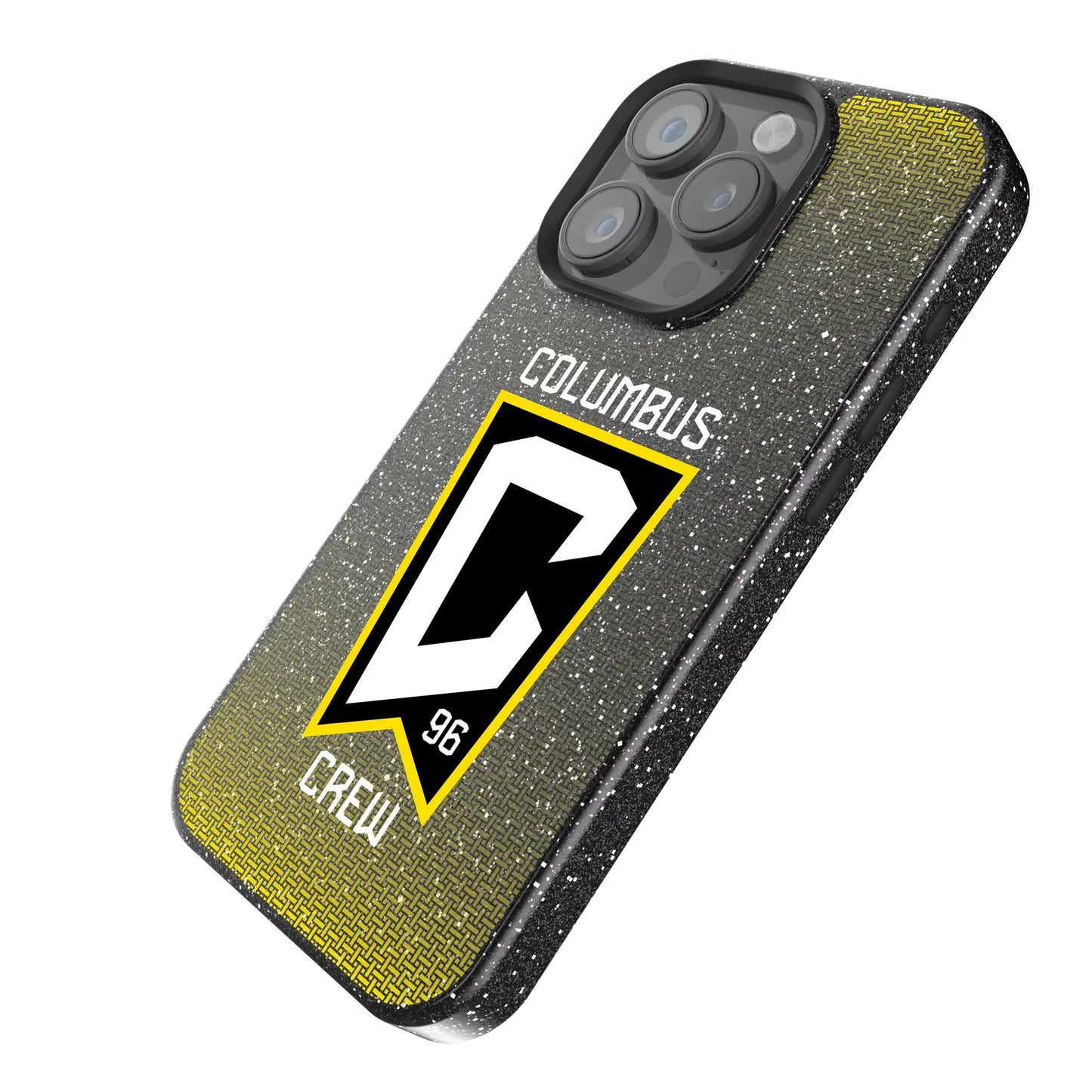 Columbus Crew Linen Black Bling Phone Case for Apple iPhone