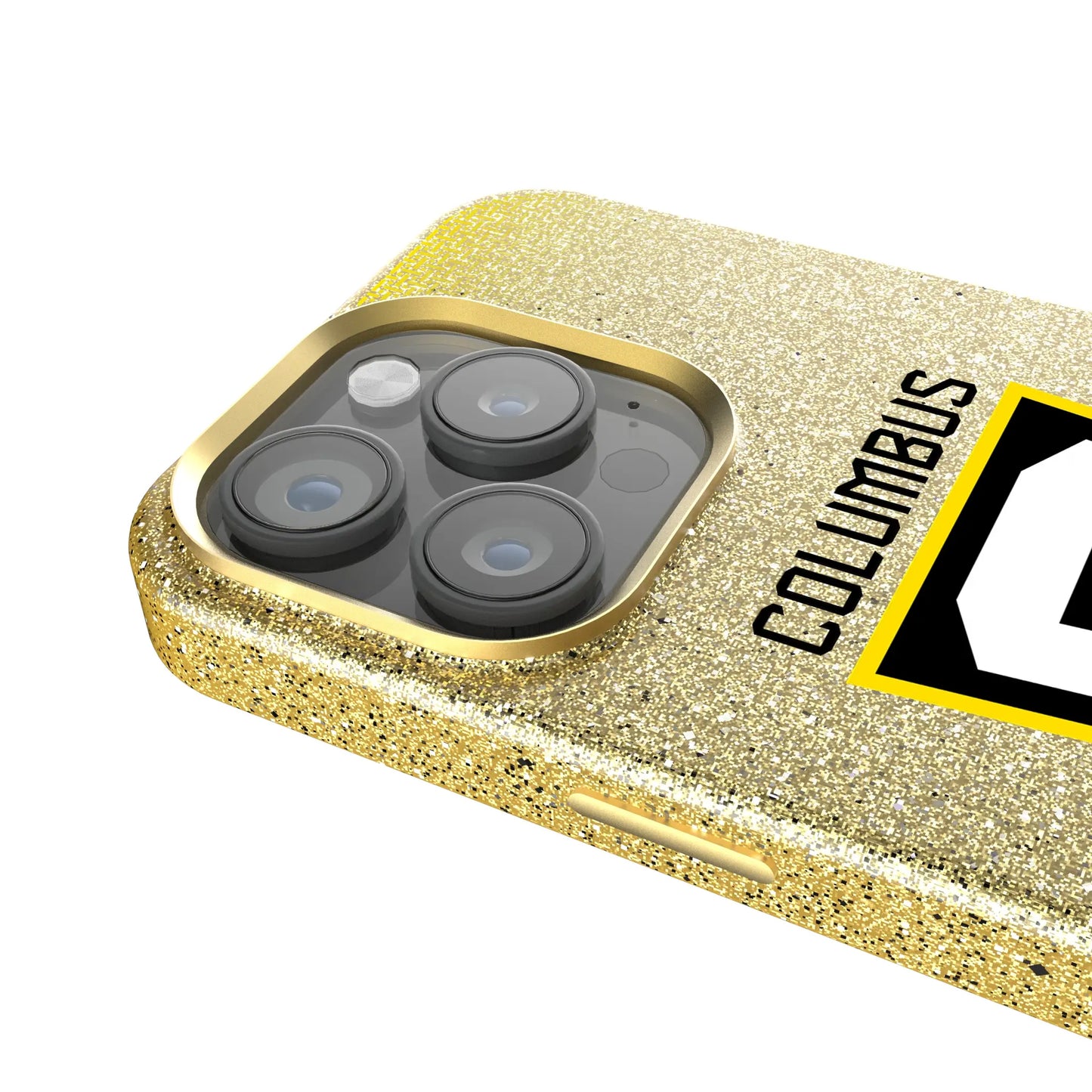 Columbus Crew Linen Bling Phone Case for Apple iPhone