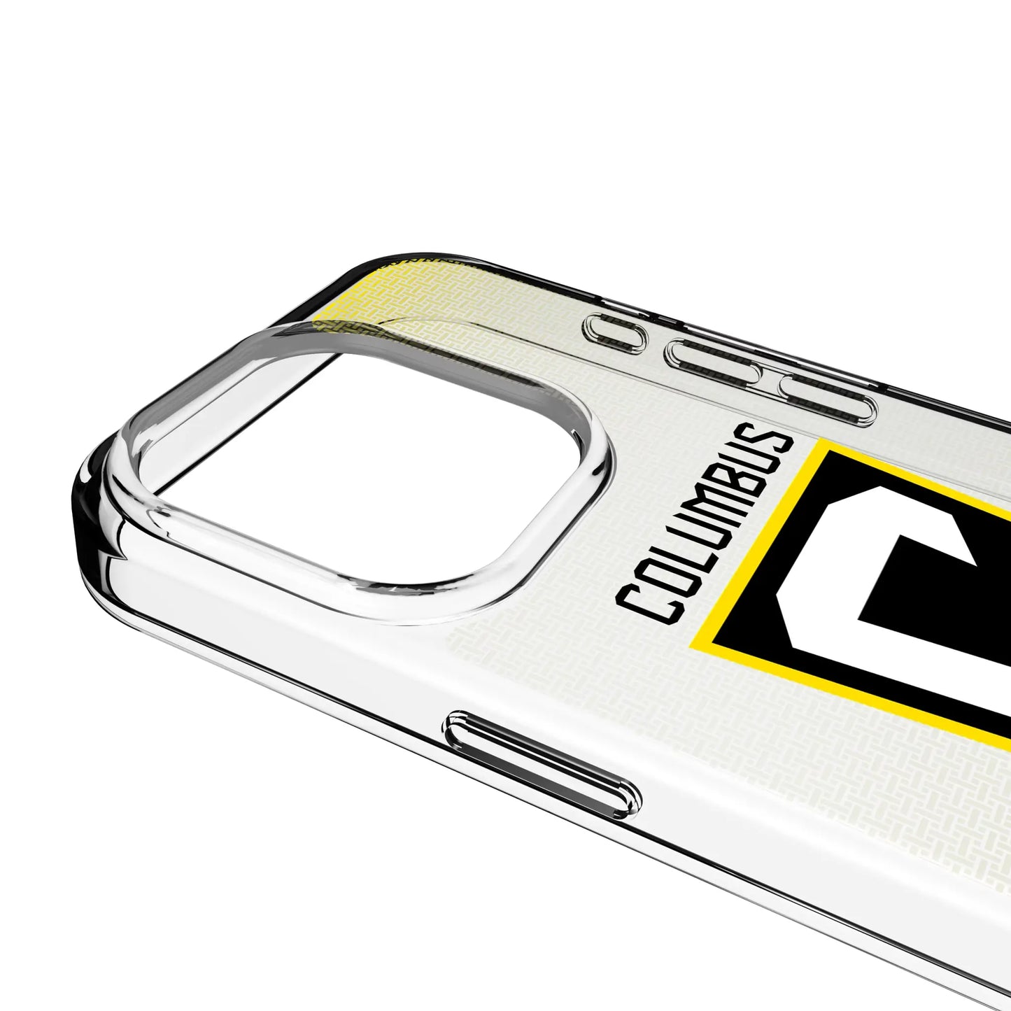Columbus Crew Linen Clear Phone Case for Apple iPhone