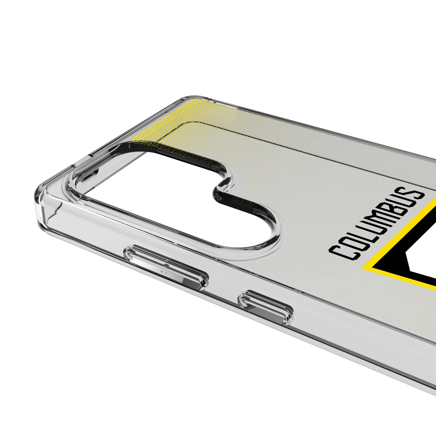 Columbus Crew Linen Clear Phone Case for Samsung Galaxy