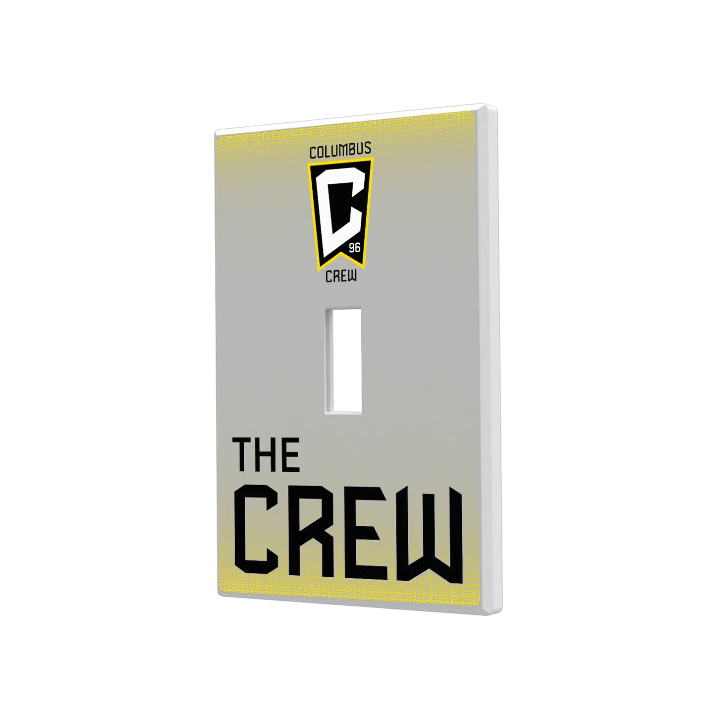 Columbus Crew Linen Hidden-Screw Light Switch Plate
