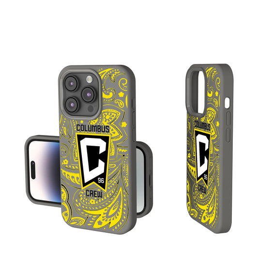 Columbus Crew Paisley Soft Touch Phone Case for Apple iPhone