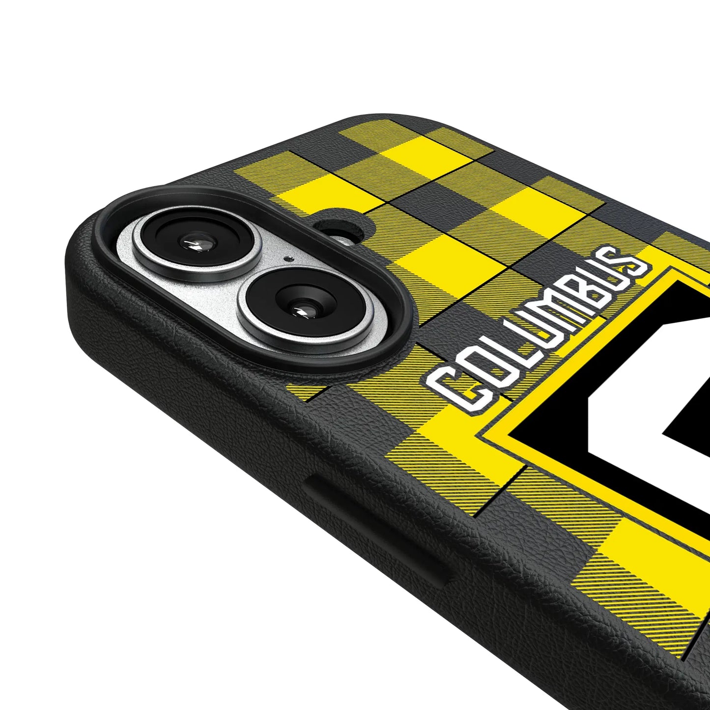 Columbus Crew Plaid MagSafe Compatible Phone Case for Apple iPhone