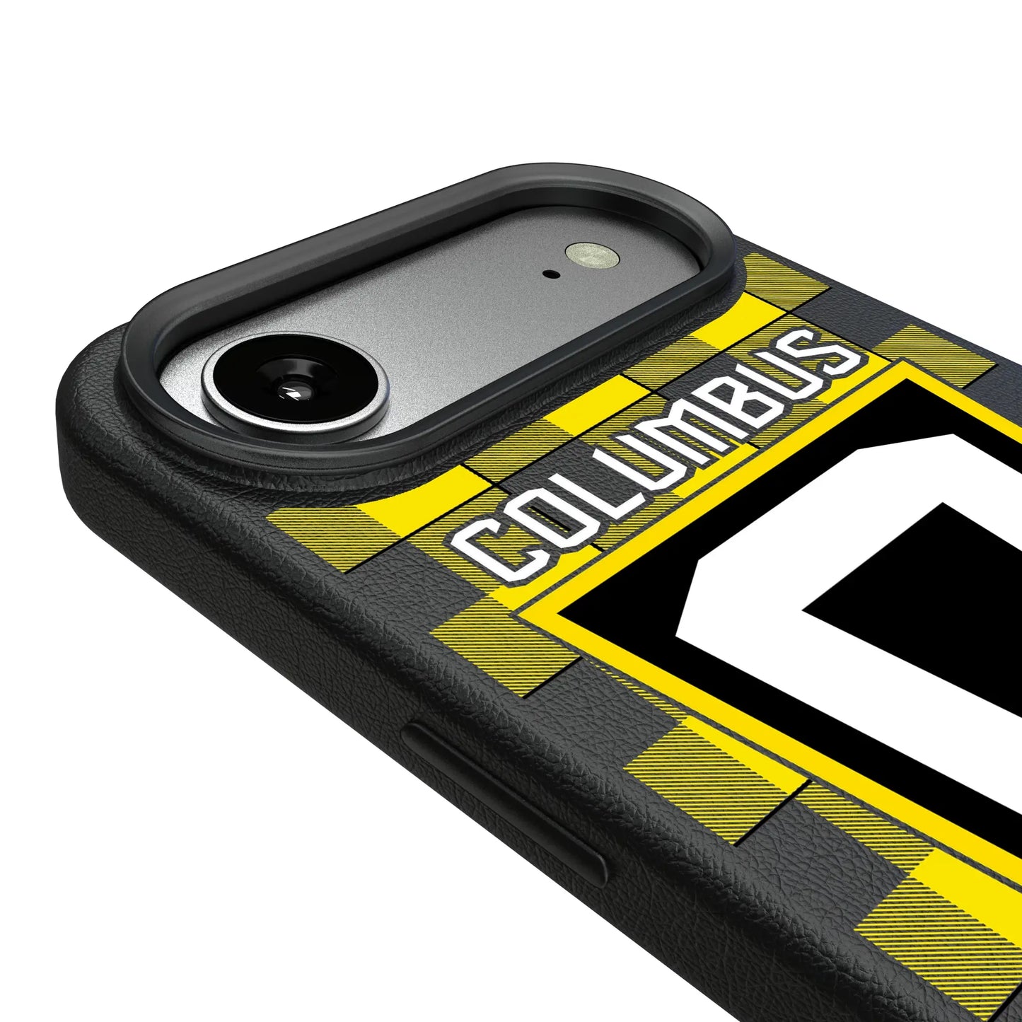 Columbus Crew Plaid MagSafe Compatible Phone Case for Apple iPhone