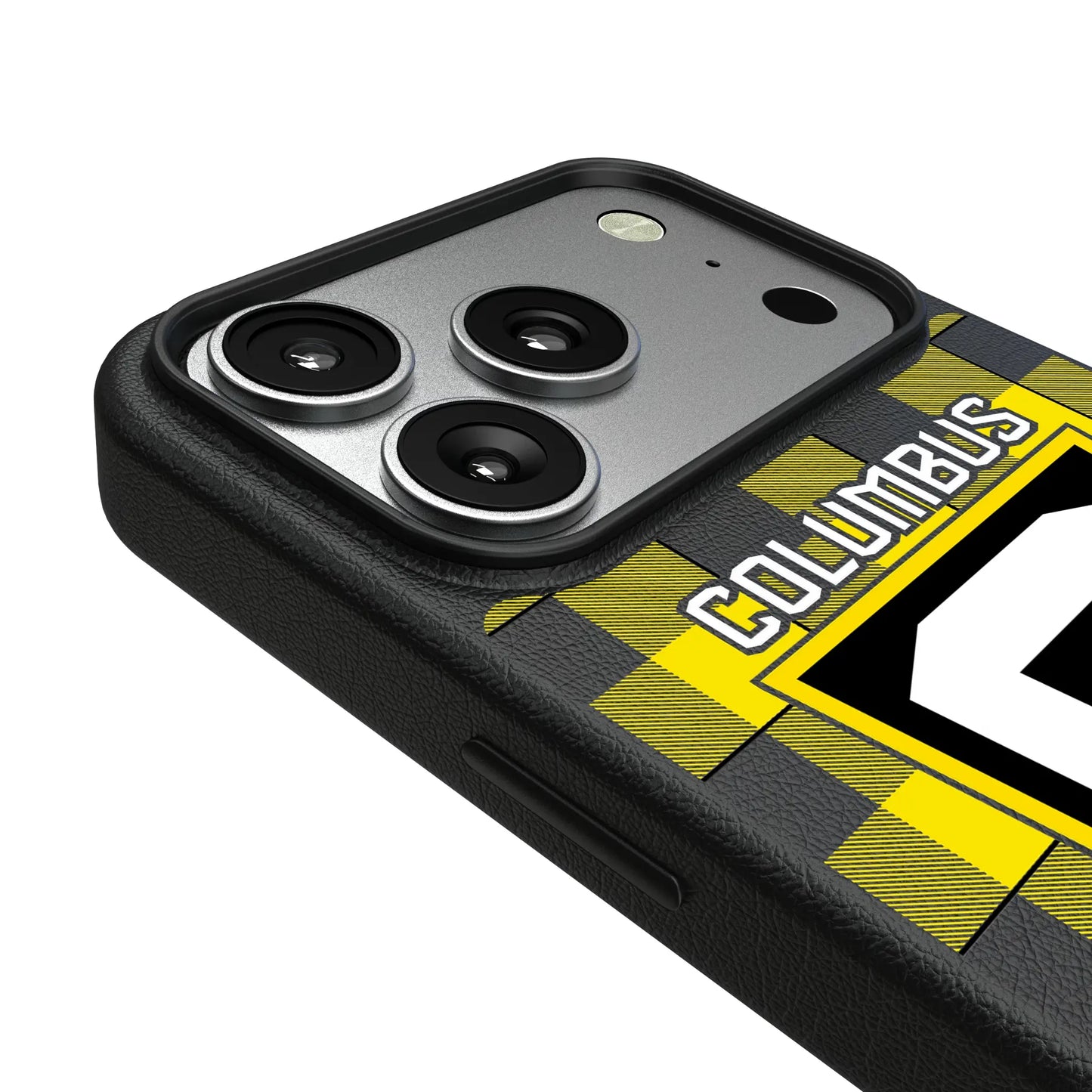 Columbus Crew Plaid MagSafe Compatible Phone Case for Apple iPhone