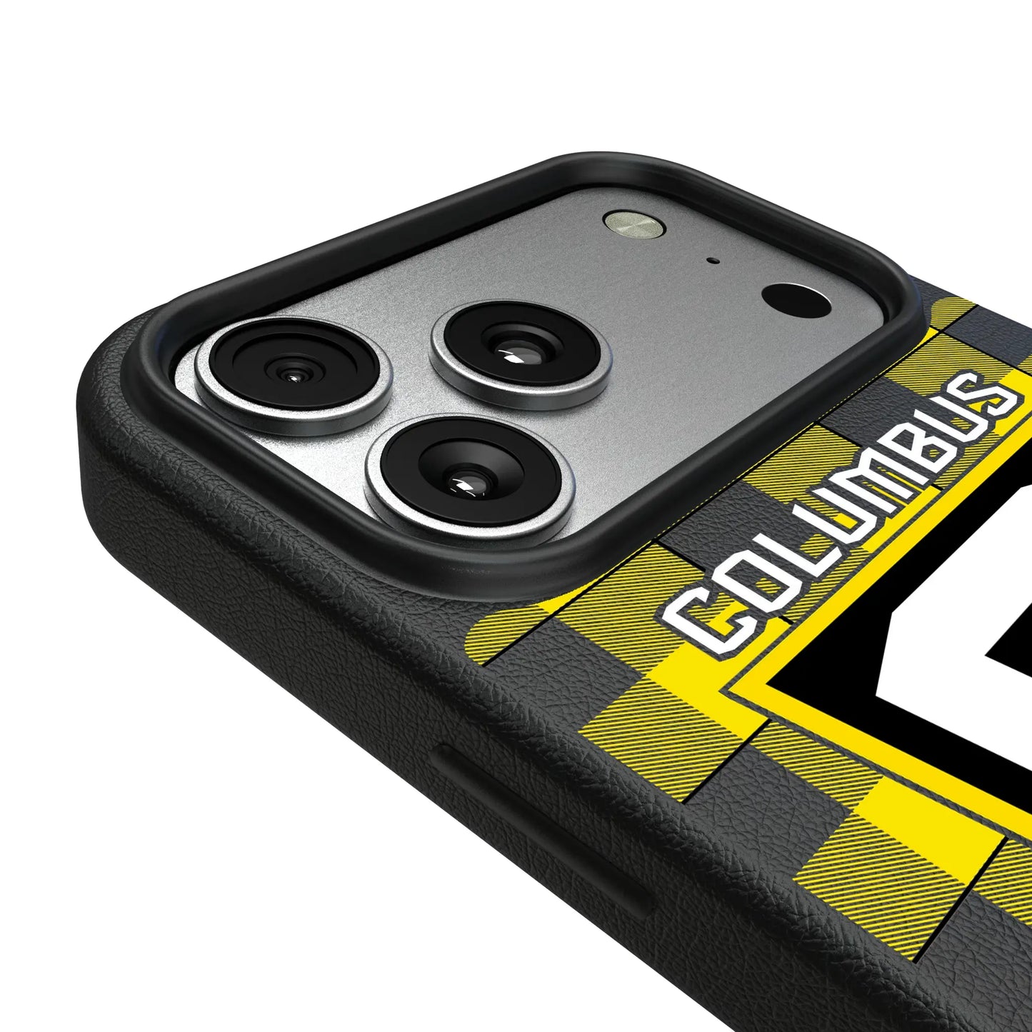 Columbus Crew Plaid MagSafe Compatible Phone Case for Apple iPhone