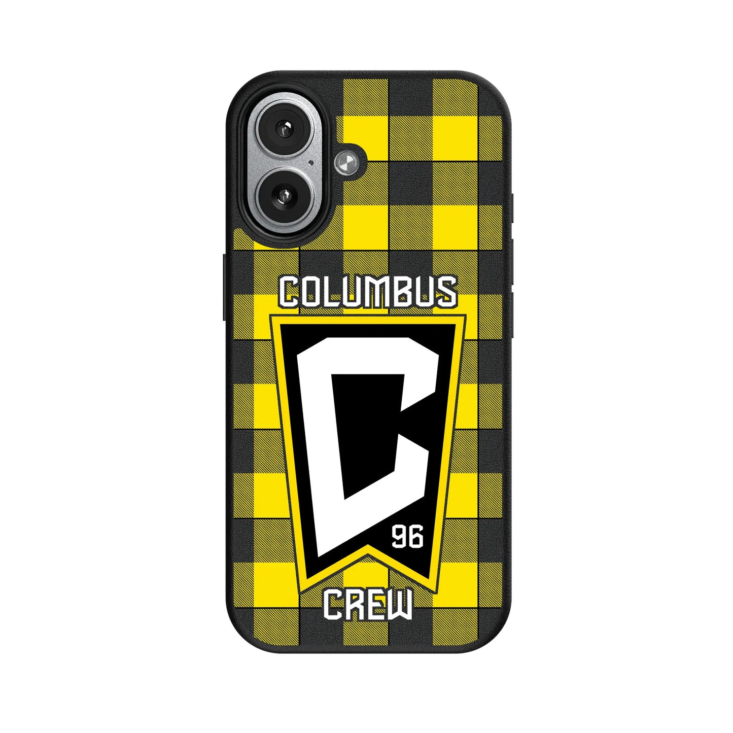 Columbus Crew Plaid MagSafe Compatible Phone Case for Apple iPhone