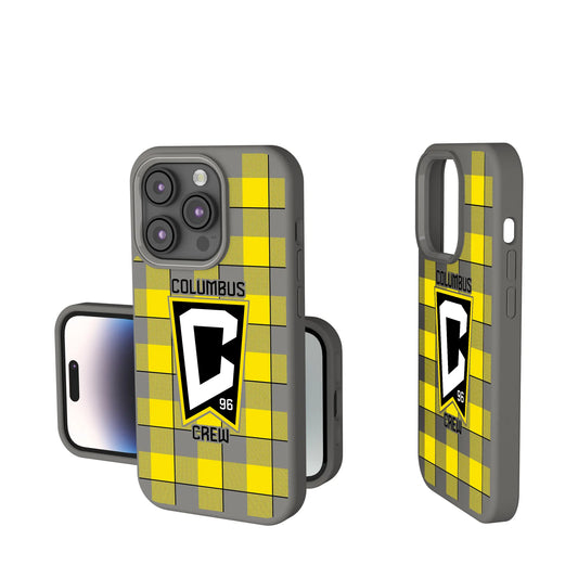 Columbus Crew Plaid Soft Touch Phone Case for Apple iPhone