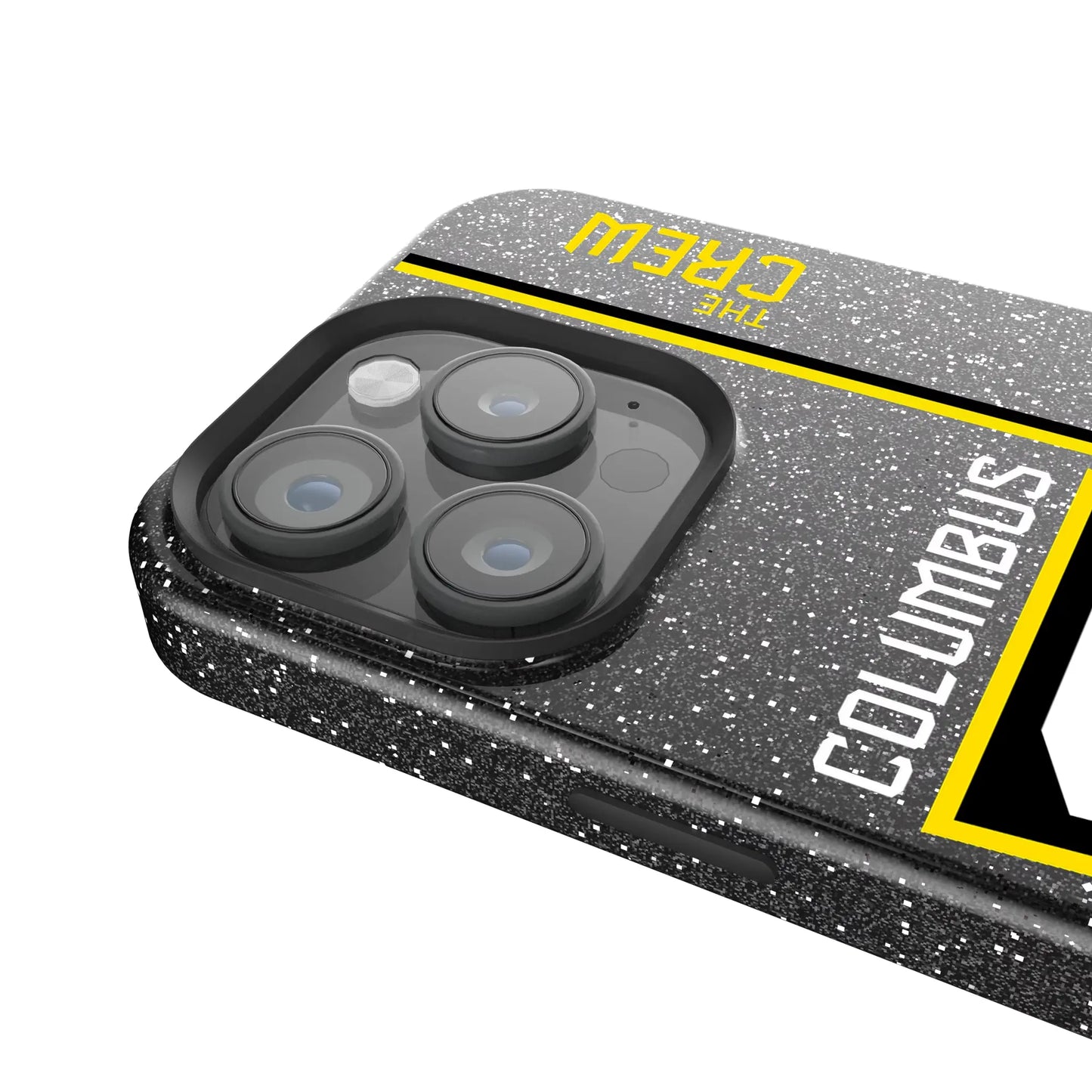 Columbus Crew Sidebar Black Bling Phone Case for Apple iPhone