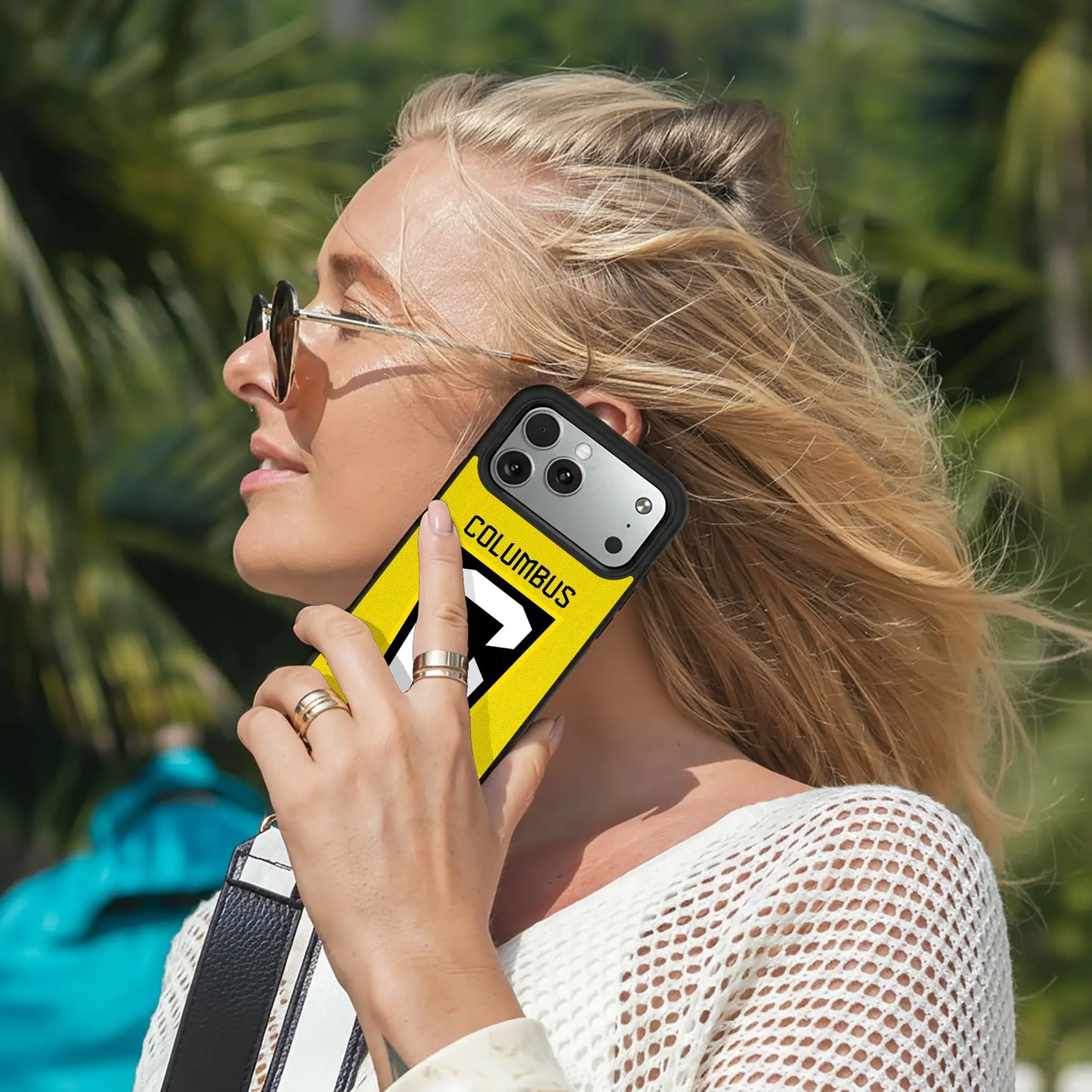 Columbus Crew Solid Bump Phone Case for Apple iPhone