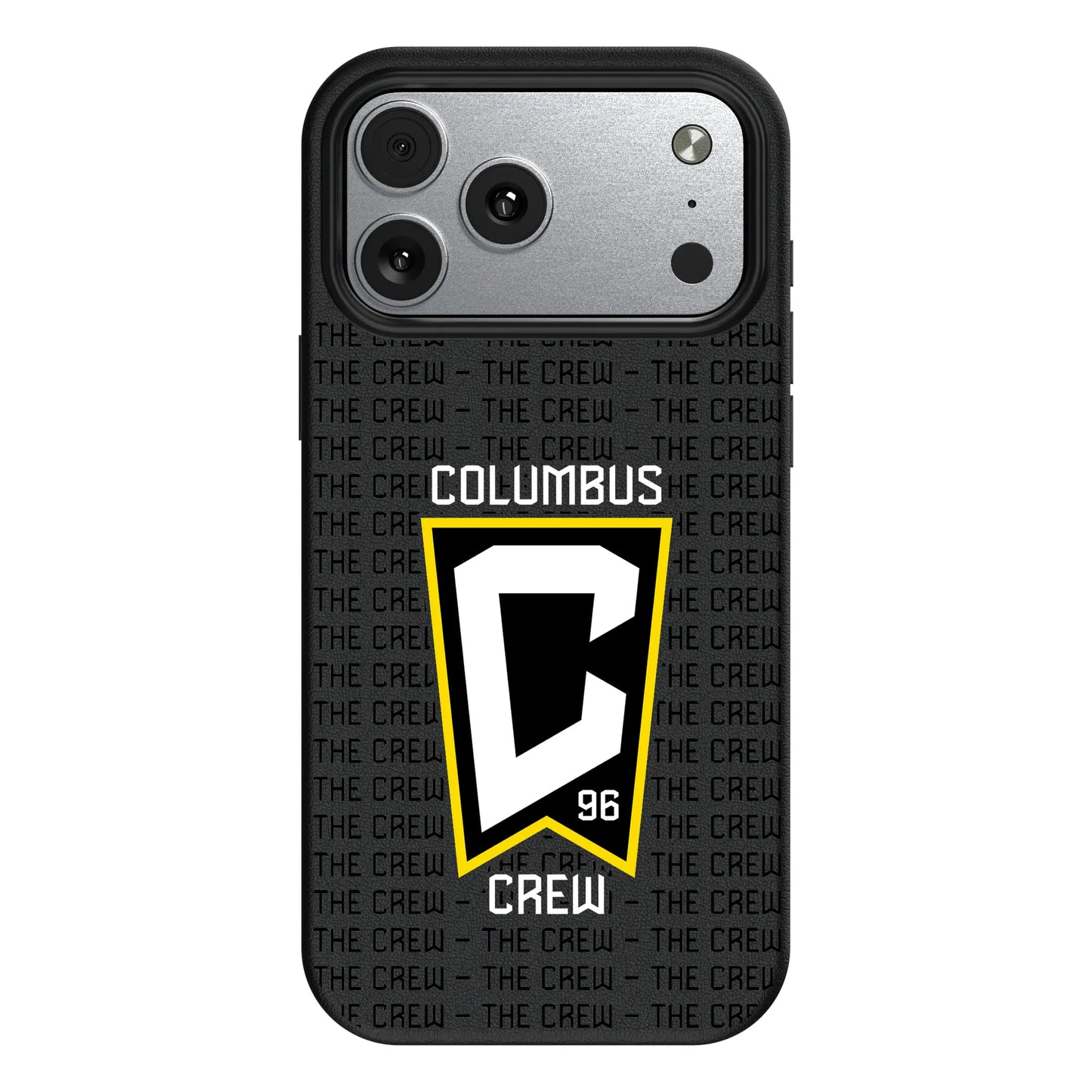 Columbus Crew Text Backdrop MagSafe Compatible Phone Case for Apple iPhone
