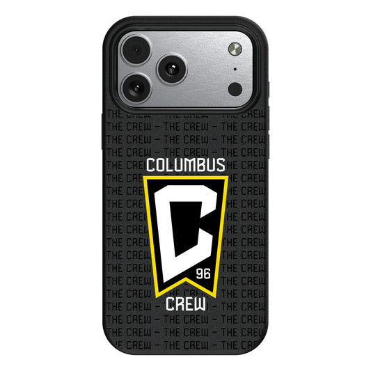 Columbus Crew Text Backdrop MagSafe Compatible Phone Case for Apple iPhone