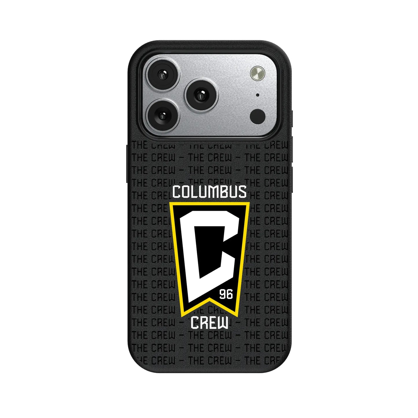 Columbus Crew Text Backdrop MagSafe Compatible Phone Case for Apple iPhone