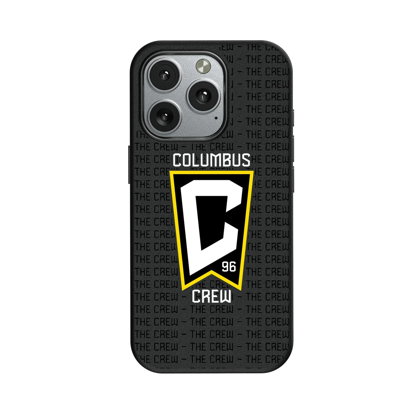 Columbus Crew Text Backdrop MagSafe Compatible Phone Case for Apple iPhone