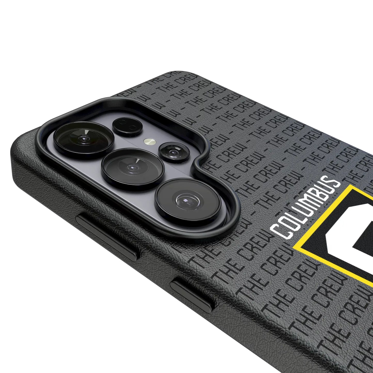 Columbus Crew Text Backdrop MagSafe Compatible Phone Case for Samsung Galaxy