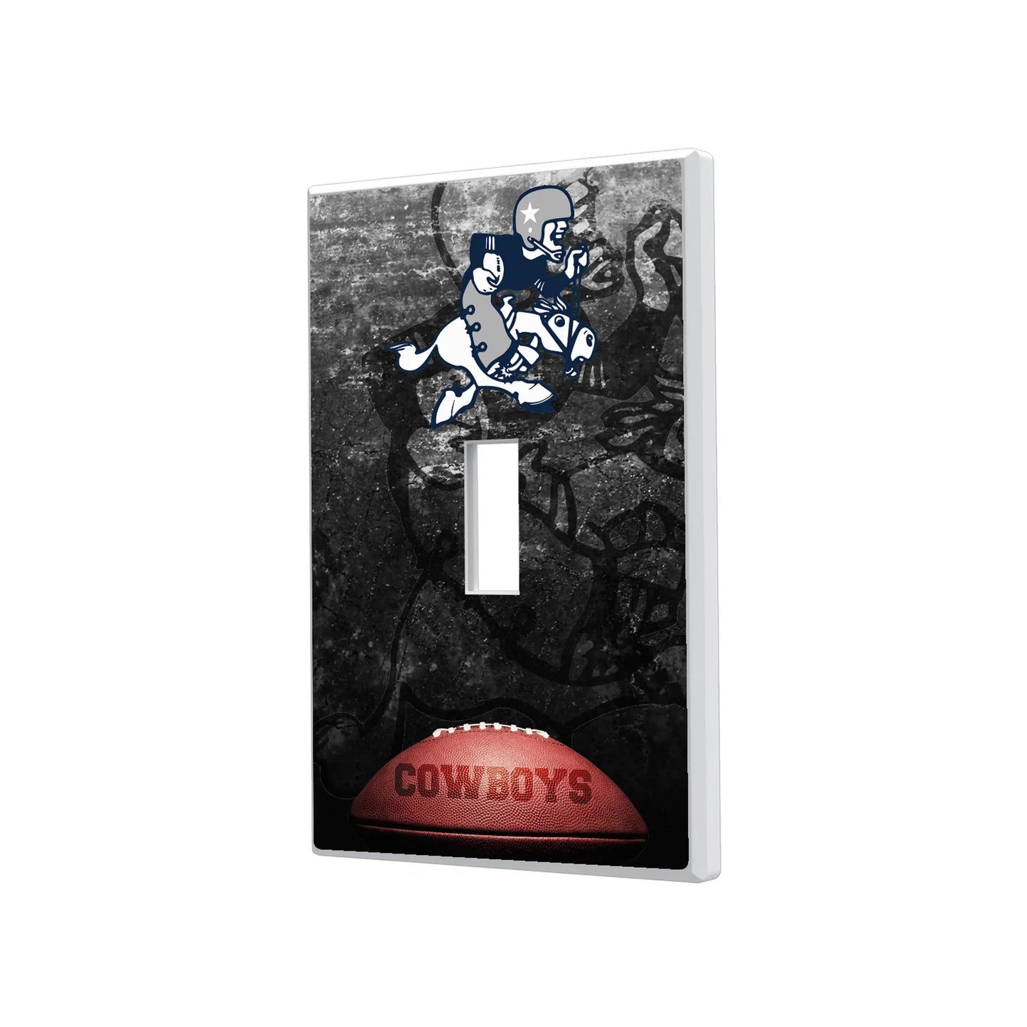 Dallas Cowboys 1966-1969 Historic Collection Legendary Hidden-Screw Light Switch Plate