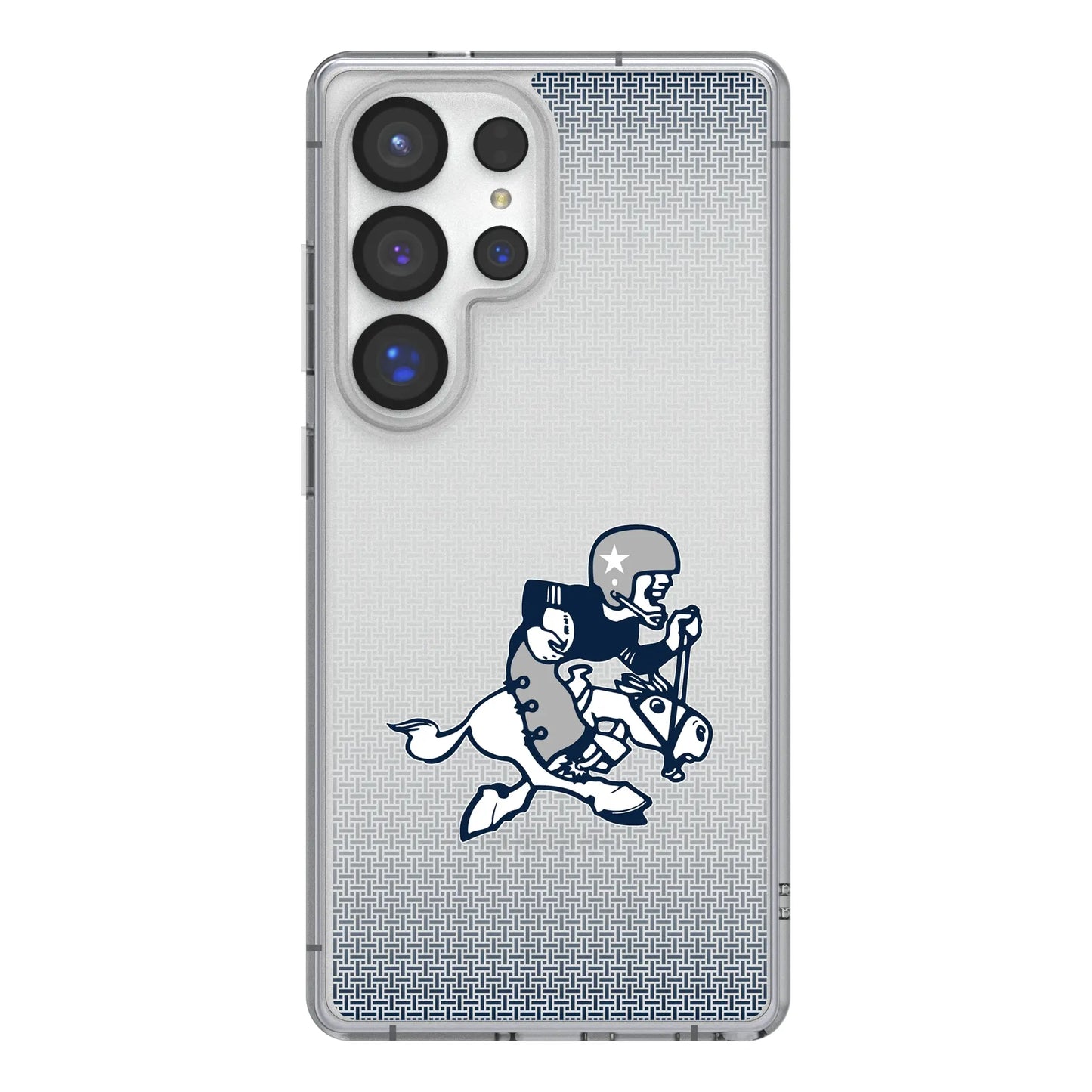 Dallas Cowboys 1966-1969 Historic Collection Linen Clear Phone Case for Samsung Galaxy