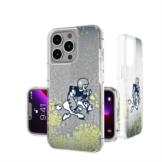 Dallas Cowboys 1966-1969 Historic Collection Linen Glitter Phone Case for Apple iPhone