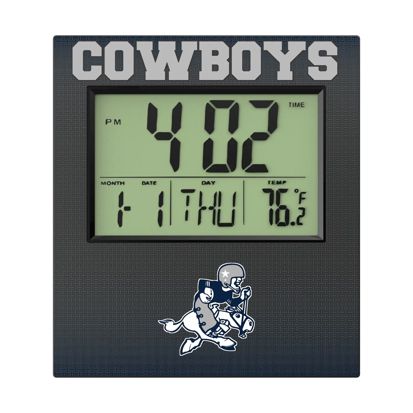 Dallas Cowboys 1966-1969 Historic Collection Linen Wall Clock